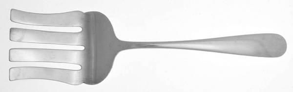 Old Maryland-Plain (Sterling, 1850) Large Solid Asparagus Serving Fork