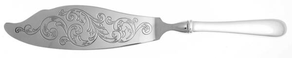 Old Maryland-Plain (Sterling, 1850) Fish Serving Knife with Stainless Blade HC