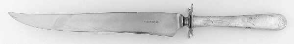 Old Maryland-Plain (Sterling, 1850) Knife-Carv/Lg-Stnbl/Roast Sterling Guard