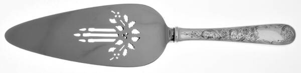 Old Maryland-Engv (Sterling, 1936, No Monos) Holiday Pie Server Pierced Solid HC