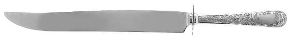 Old Maryland-Engv (Sterling, 1936, No Monos) Small Steak Carving Knife with Stainless Blade by Kirk Stieff