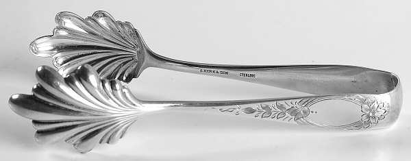 Primrose (Sterling, 1933) Large Ice Serving Tongs with Bowl Tips
