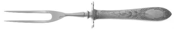 Primrose (Sterling, 1933) Small Steak Carving Fork with Stainless Prongs