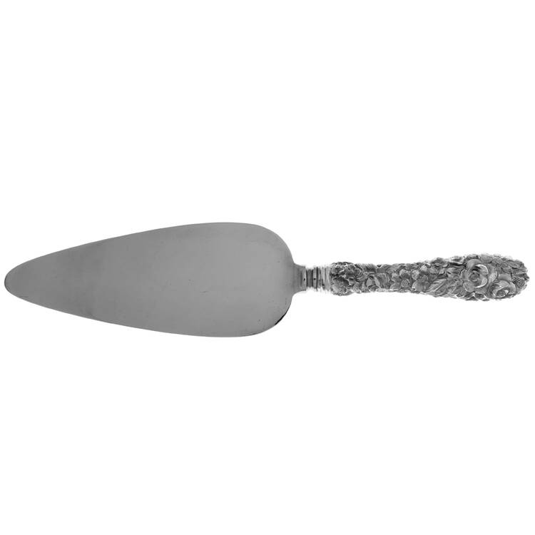 Princess-Hand Chased (Sterling, 1915) Pie Server with Stainless Blade
