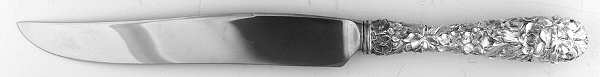 Princess-Hand Chased (Sterling, 1915) Small Steak Carving Knife with Stainless Blade