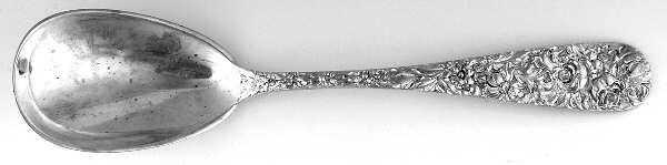 Princess-Hand Chased (Sterling, 1915) Large Jelly Spoon