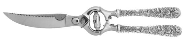 Repousse (Sterling, 1828) Poultry Shears with Stainless Blades