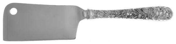 Repousse (Sterling, 1828) Cheese Cleaver with Stainless Blade HC