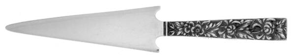 Repousse (Sterling, 1828) Medium Paper Cutter Solid Piece with Square Tip