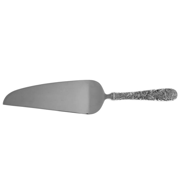 Repousse (Sterling, 1828) Pie and Cake Server with Stainless Blade