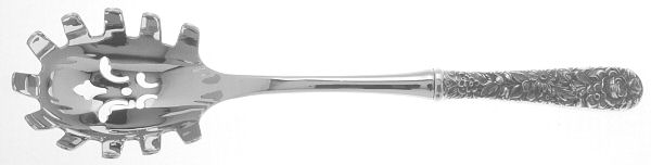 Repousse (Sterling, 1828) Pasta Server with Stainless Bowl