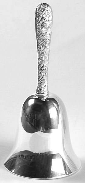 Repousse (Sterling, 1828) Plated Bell with Sterling Handle