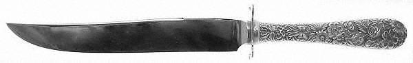 Repousse (Sterling, 1828) Small Steak Carving Knife with Stainless Blade