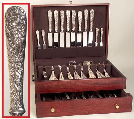 Repousse (Sterling, 1828) 67 Piece Set