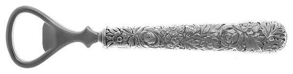 Repousse (Sterling, 1828) Large Bottle Opener with Stainless Bowl