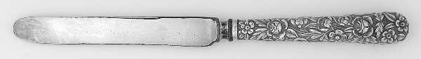 Repousse (Sterling, 1828) Hollow Handle Youth Knife,Full Repousse