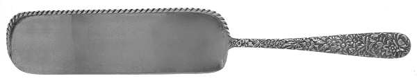 Repousse (Sterling, 1828) Large Flat Handle Crumb Knife/Crumber