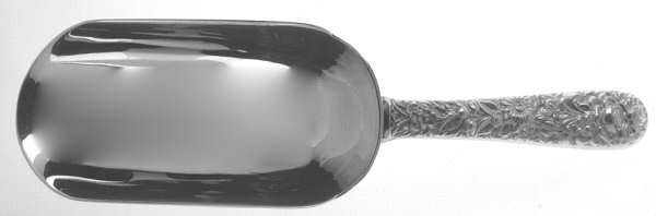 Repousse (Sterling, 1828) Ice Scoop with Silverplate Bowl
