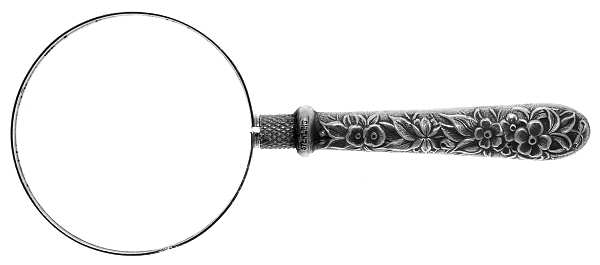 Repousse (Sterling, 1828) Small Magnifying Glass