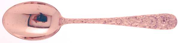 Repousse-Gold Vermeil (Sterling) Place/Oval Soup Spoon