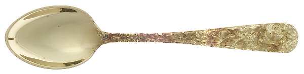 Repousse-Gold Vermeil (Sterling) Demitasse Spoon