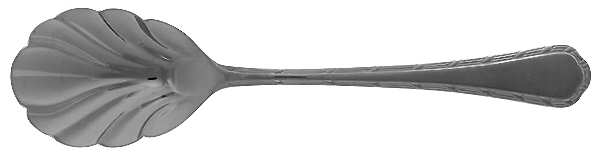Ribbon Reed (Stainless) Sugar Shell Spoon