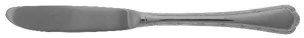 Ribbon Reed (Stainless) Modern Hollow Butter Spreader (Stainless)