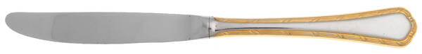 Ribbon Reed (Stainless-Gold Accent) Modern Hollow Knife