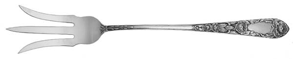Rose (Sterling, 1937, No Monograms) Large Lettuce Serving Fork