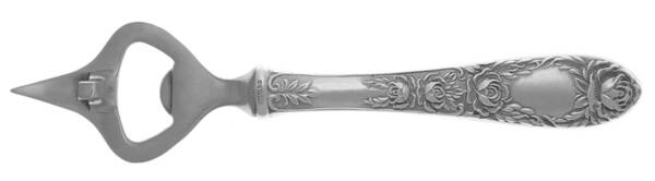 Rose (Sterling, 1937, No Monograms) Bottle/Can Opener with Stainless Bowl HC