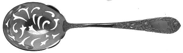 Rose (Sterling, 1937, No Monograms) Ice Serving Spoon Large