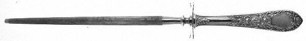 Rose (Sterling, 1937, No Monograms) Large Steel Rod Knife Sharpener