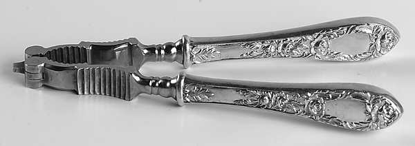 Rose (Sterling, 1937, No Monograms) Stainless Grip Nut Cracker