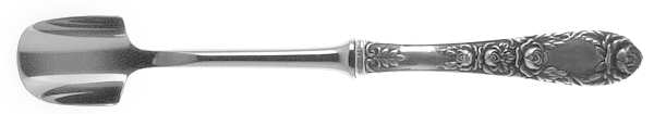 Rose (Sterling, 1937, No Monograms) Cheese Scoop with Stainless Scoop