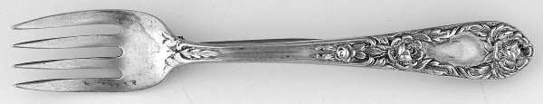 Rose (Sterling, 1937, No Monograms) Lapel Pin