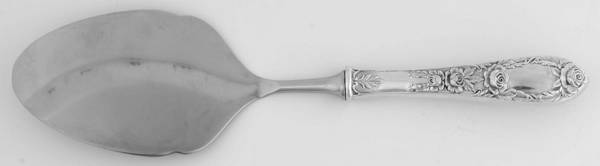 Rose (Sterling, 1937, No Monograms) Server-Pastry/Stainless Blade