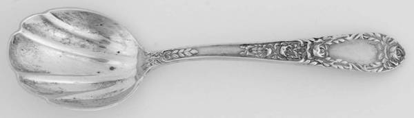 Rose (Sterling, 1937, No Monograms) Small Sugar Shell Spoon