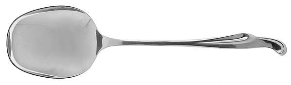 Silver Surf (Sterling, 1956) Solid Salad Serving Spoon