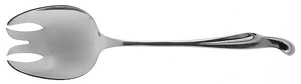 Silver Surf (Sterling, 1956) Solid Salad Serving Fork