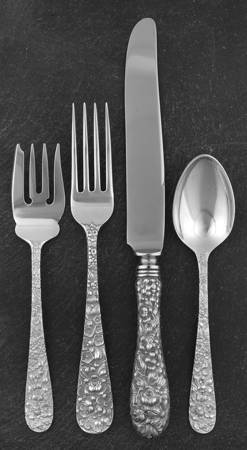 Stieff Rose (Sterling, 1892, No Monograms) 32 Piece Set