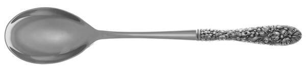 Stieff Rose (Sterling, 1892, No Monograms) Dressing Spoon with Stainless Bowl HC