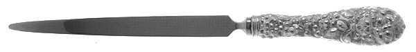 Stieff Rose (Sterling, 1892, No Monograms) Letter Opener with Stainless Blade