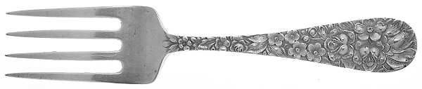 Stieff Rose (Sterling, 1892, No Monograms) Baby Fork by Kirk Stieff