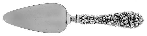 Stieff Rose (Sterling, 1892, No Monograms) Server-Cheese/Silverplte Blade