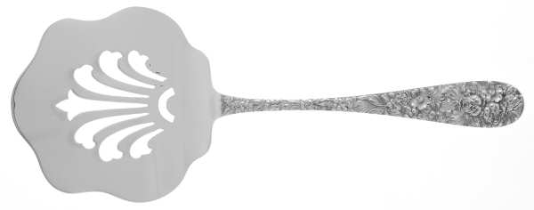 Stieff Rose (Sterling, 1892, No Monograms) Tomato Server, Solid Piece