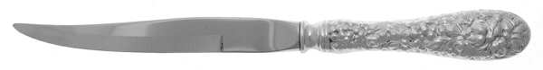 Stieff Rose (Sterling, 1892, No Monograms) Individual Steak Knife w/Bevel Blade by Kirk Stieff