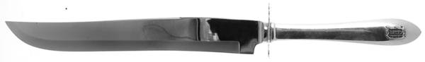 Wadefield (Sterling, 1850) Large Stainless Blade Roast Carving Knife