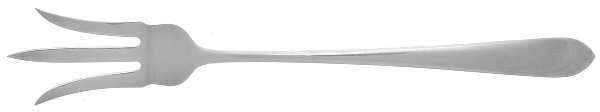 Wadefield (Sterling, 1850) Large Lettuce Serving Fork