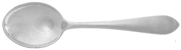Wadefield (Sterling, 1850) Straight Handle Baby Spoon