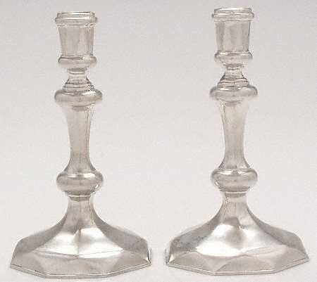 Williamsburg (Pewter, Hollowware) Pair of Candlesticks